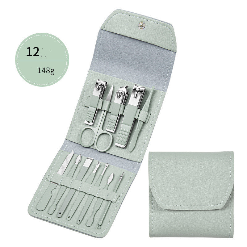 Professional Nail Clippers Set with Ear Spoon, Dead Skin Pliers, and More